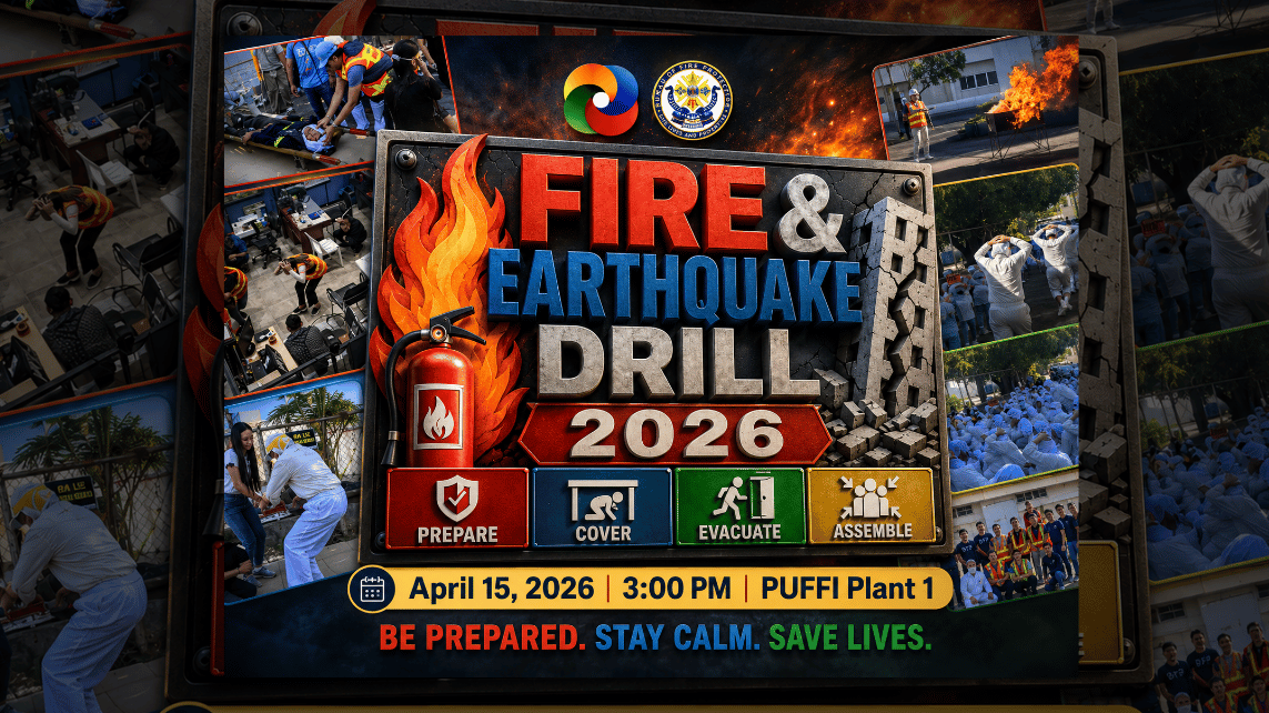 PUFFI in Partnership with BFP Mactan Conducts Fire & Earthquake Drill 2026